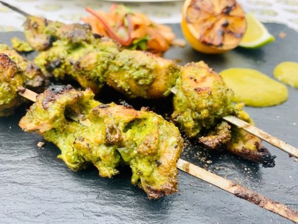 Tandoori chicken and Indian grilled dishes at Tandoori Trails Victoria BC