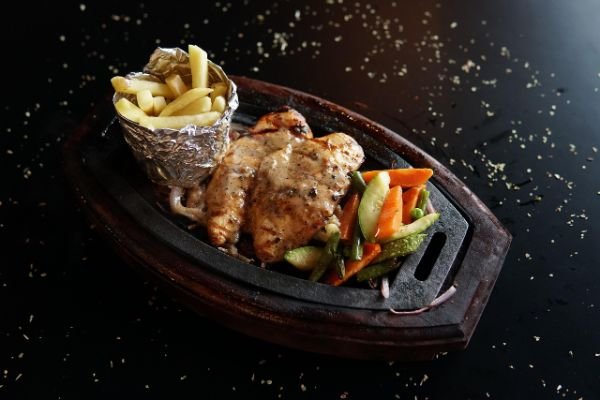 Tandoori chicken served at Tandoori Trails Victoria BC